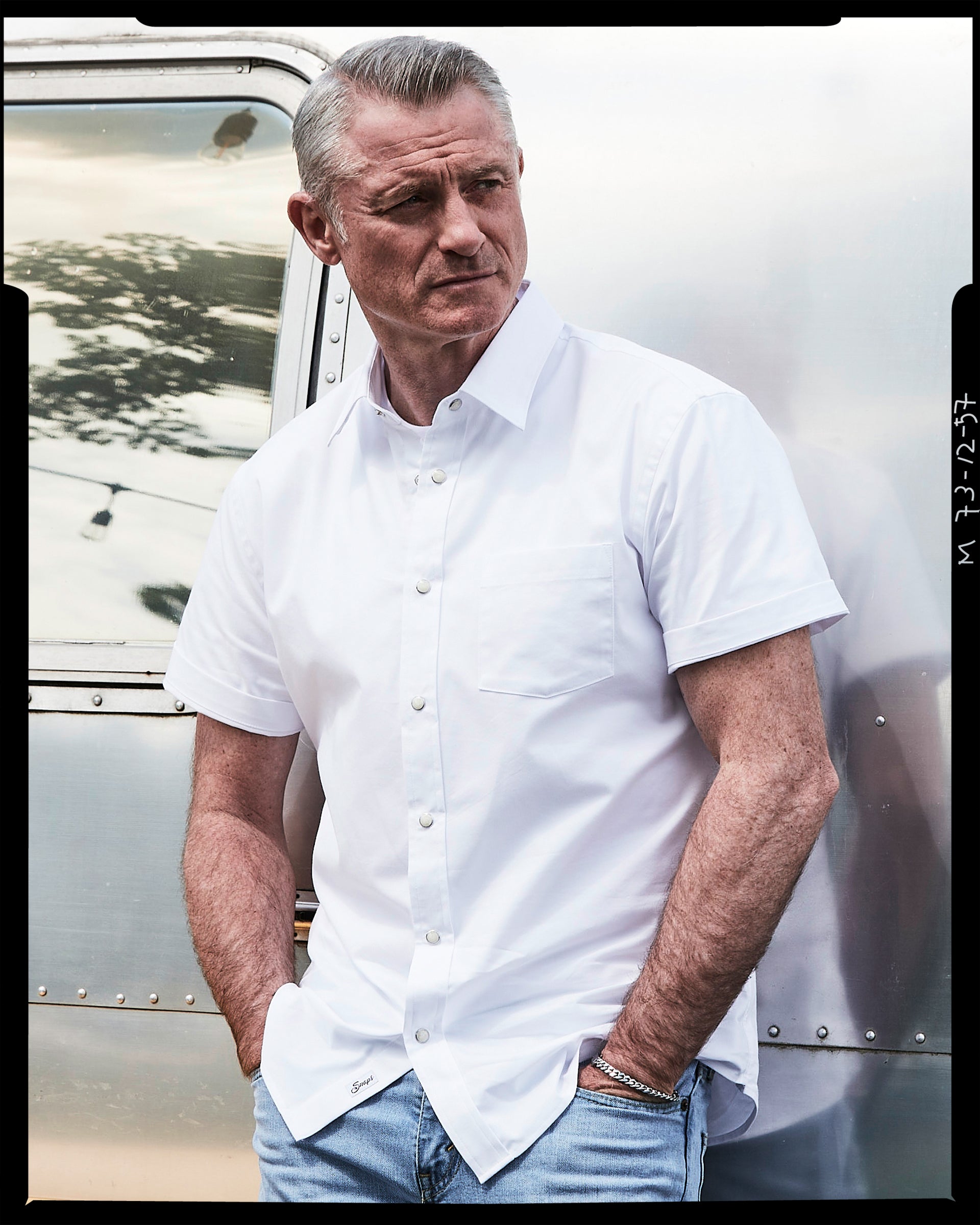 Landry EZ Care Pearl Snap Short Sleeve Shirt