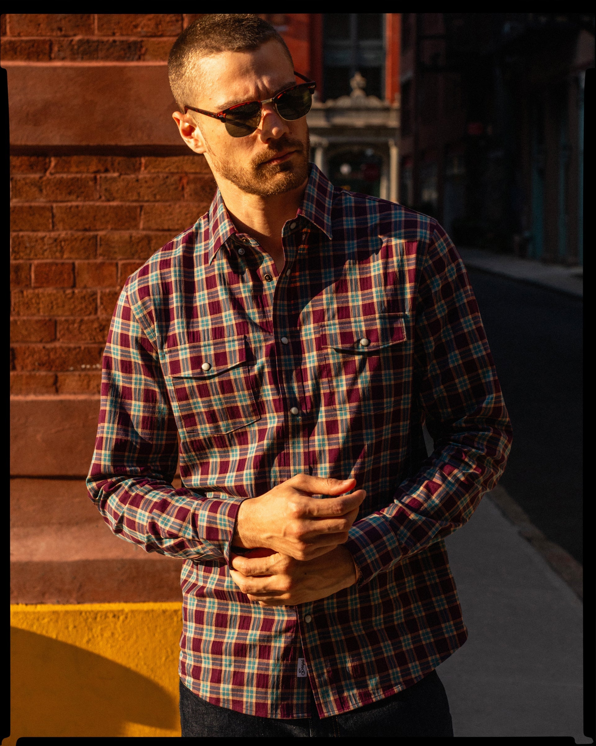 Rambler EZ Care Pearl Snap Long Sleeve Shirt