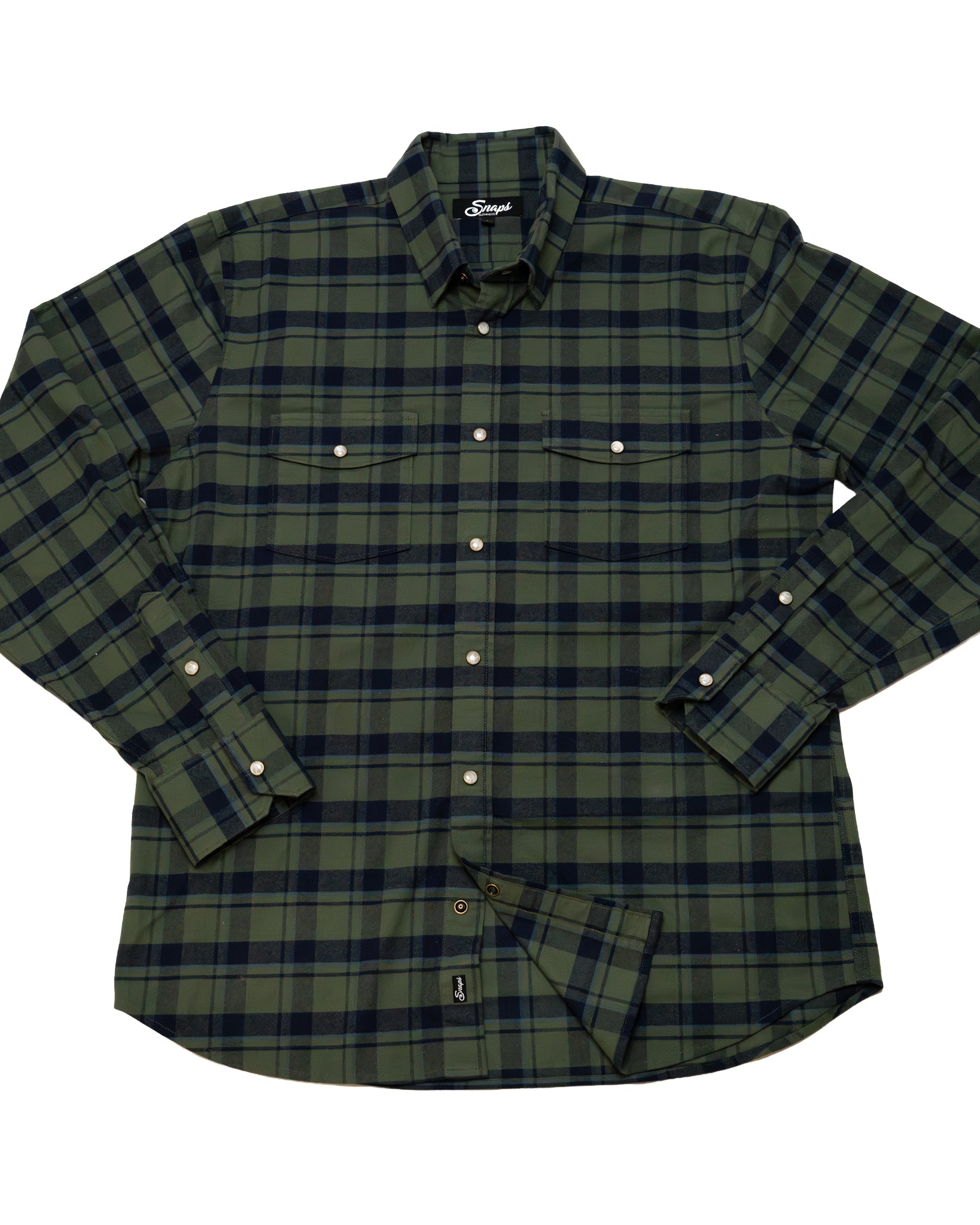 Rambler Flannel Pearl Snap Long Sleeve Shirt