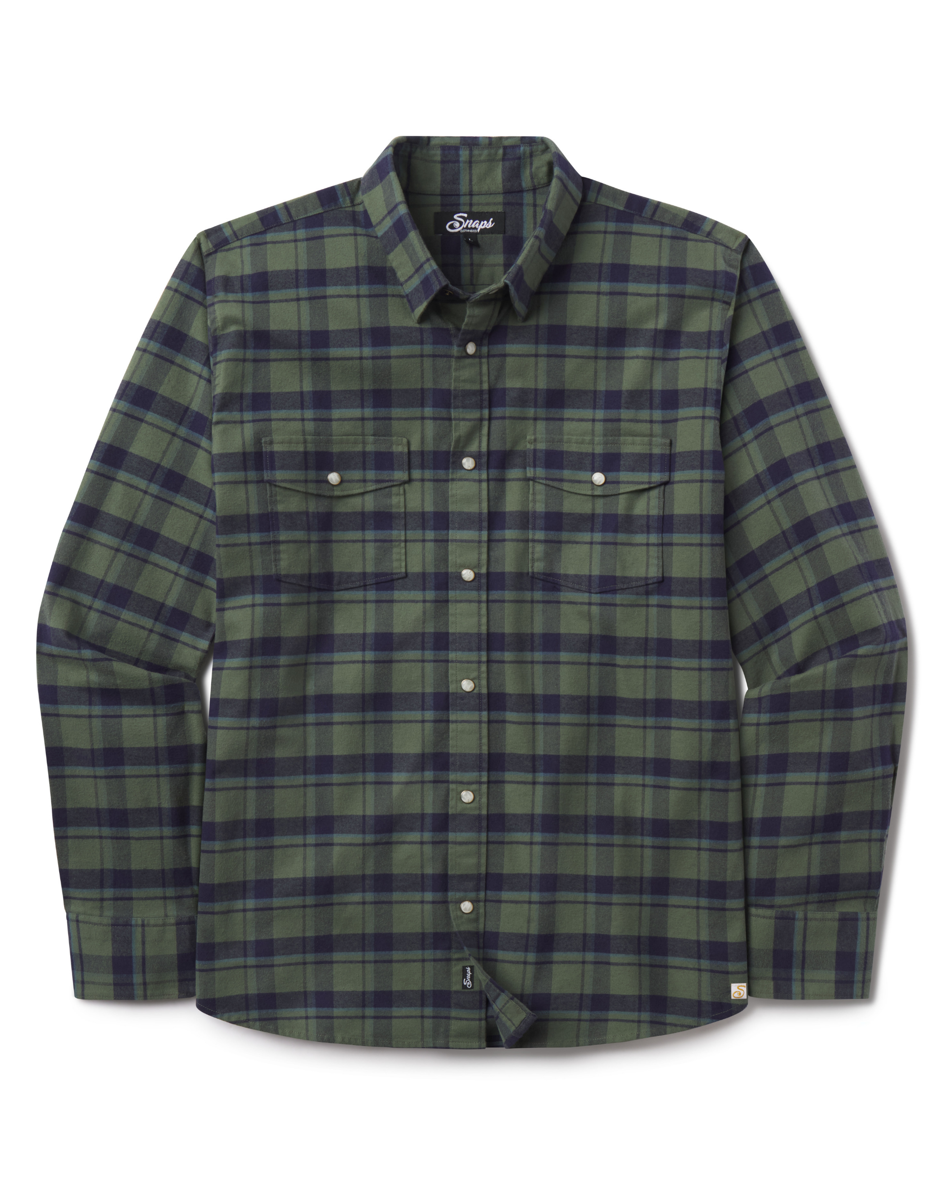 Rambler Flannel Pearl Snap Long Sleeve Shirt