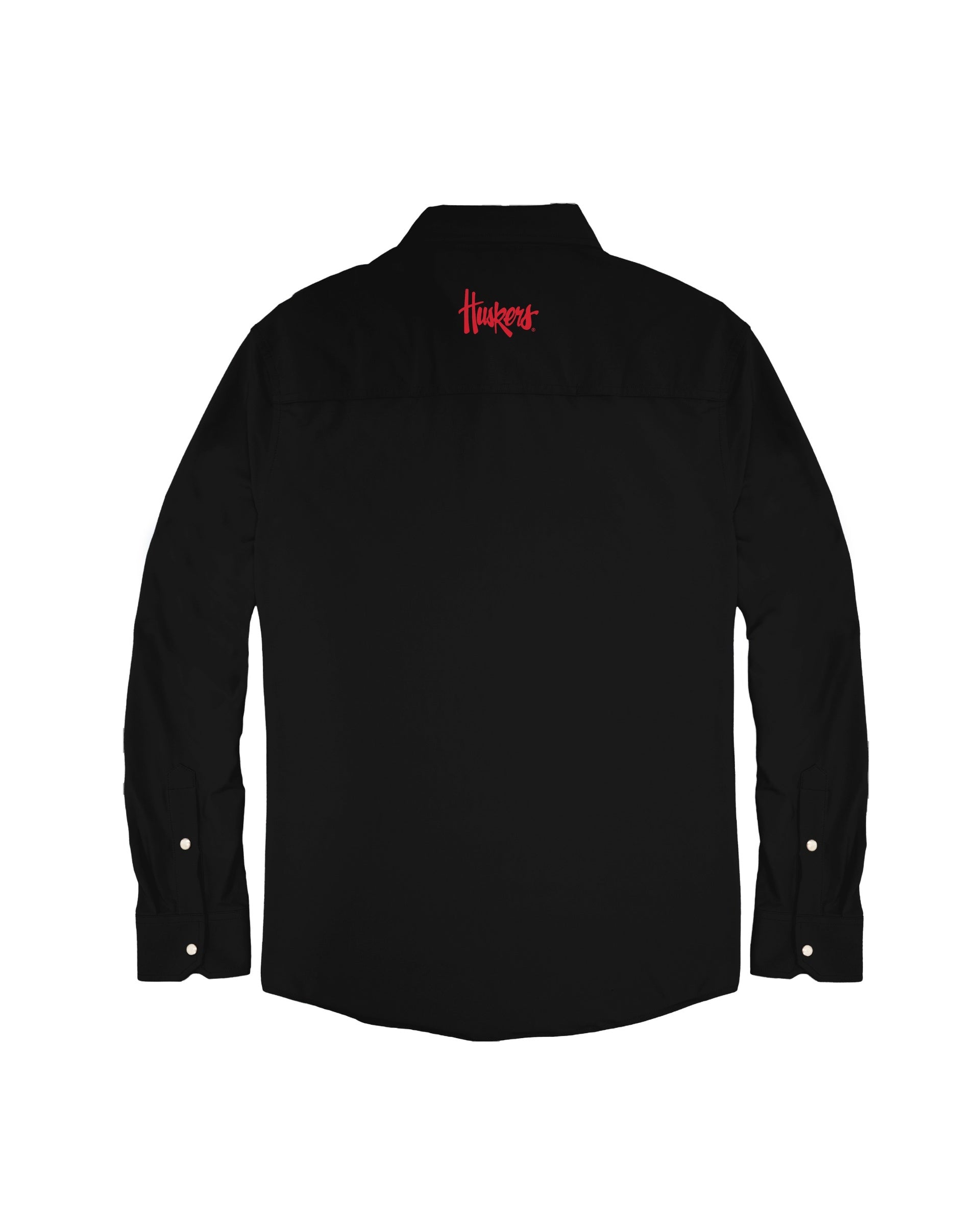 Nebraska Tailgater Pearl Snap Button Down Long Sleeve Shirt