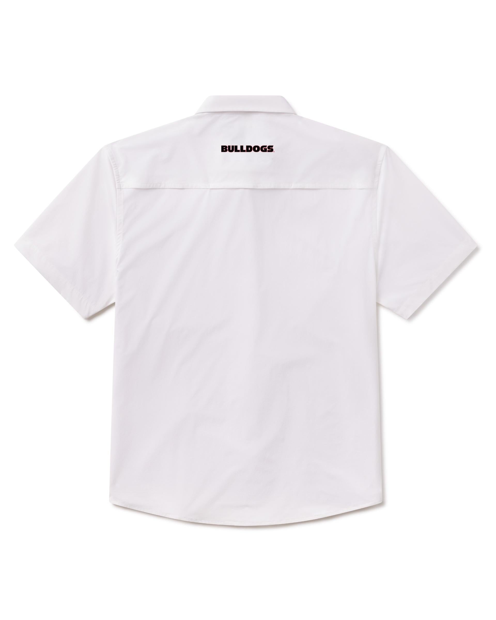 Georgia Tailgater Pearl Snap Button Down Short Sleeve Shirt