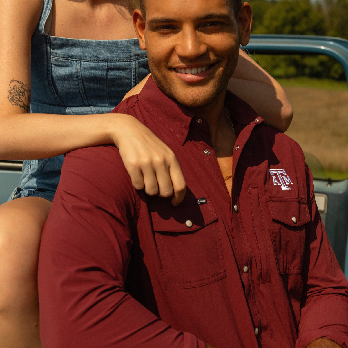 Texas A&M Tailgater Pearl Snap Button Down Long Sleeve Shirt – Snaps ...