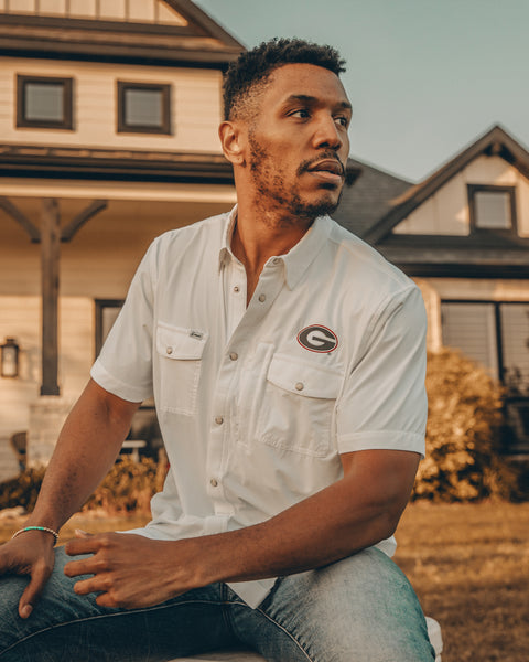 2022AW　SWITCHING SNAP BUTTON SHIRT 2 Javelina Paradise Western Pearl Snap Shirt – Raised by Coyotes