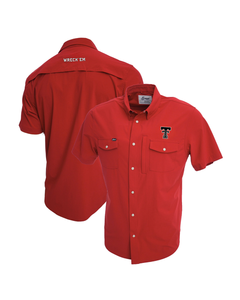 Texas Tech Tailgater Pearl Snap Button Down Short Sleeve Shirt