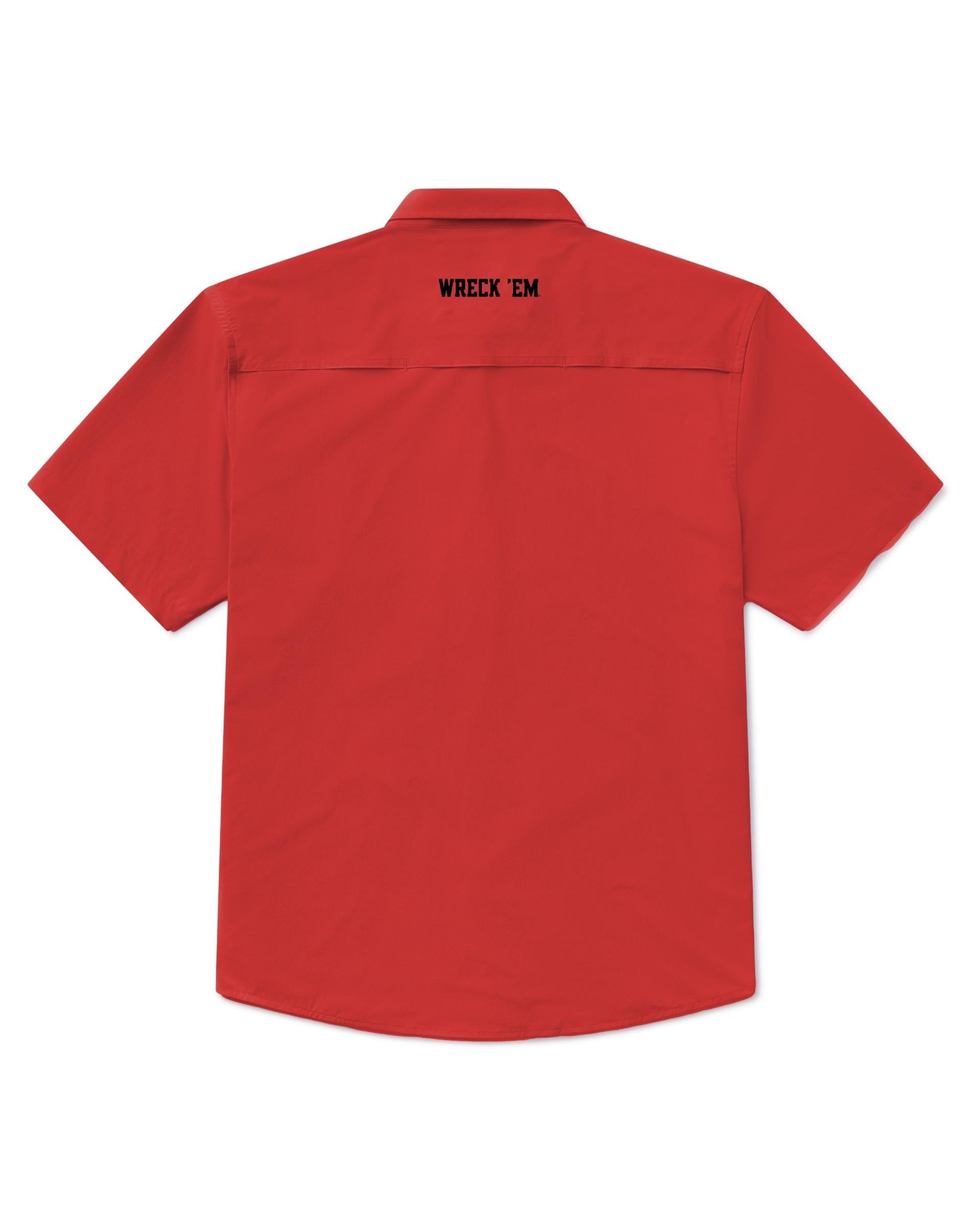 Texas Tech Tailgater Pearl Snap Button Down Short Sleeve Shirt